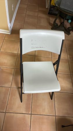 plain white chair