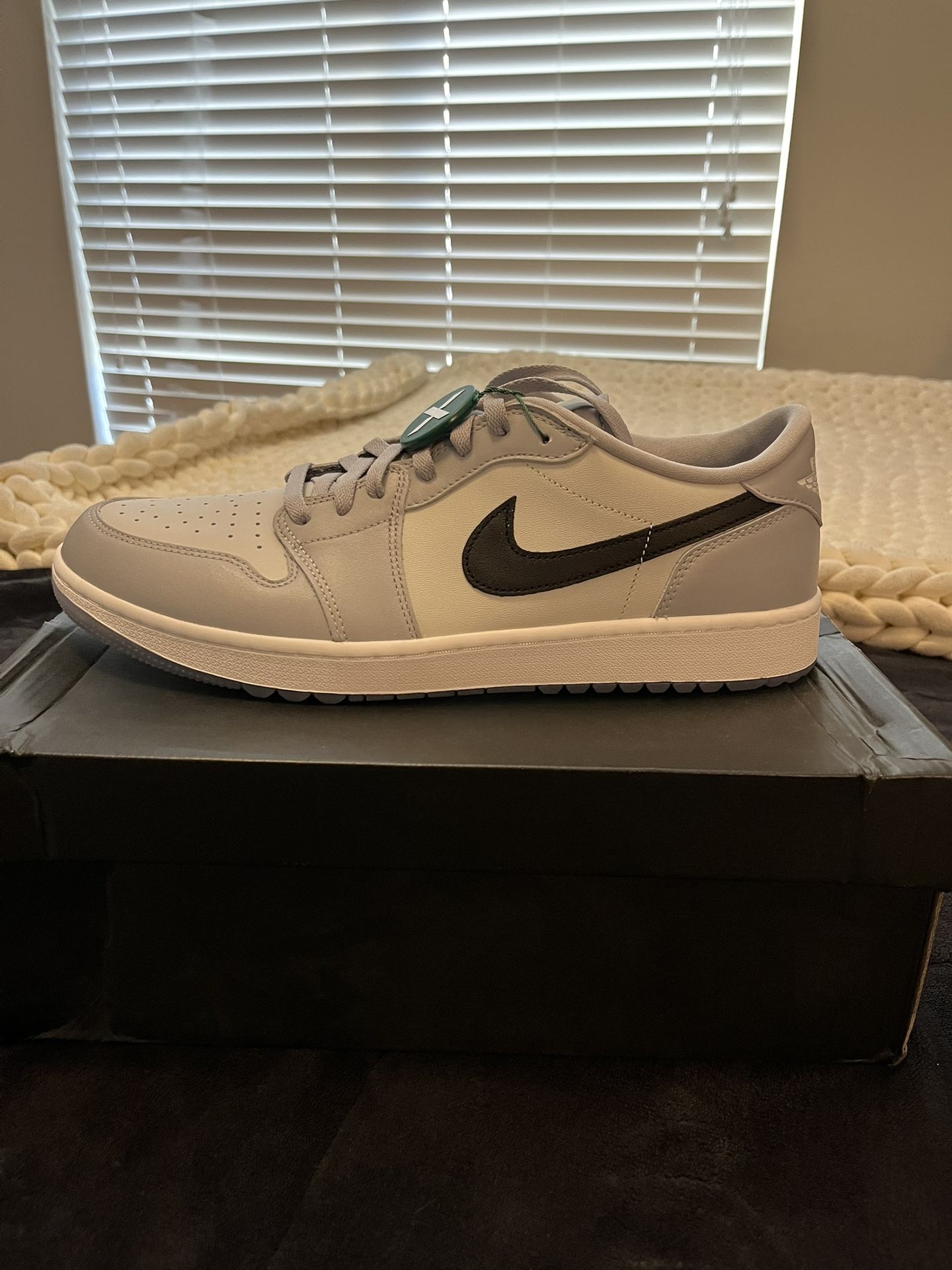 Jordan 1 Retro Low Golf - Wolf Grey - Size 14