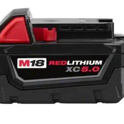 Milwaukee M18 18-Volt 5.0 Ah Lithium-Ion XC Extended Capacity Battery Pack