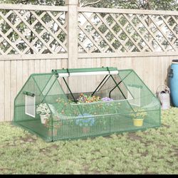 71" x 55" x 32" Mini Tunnel Greenhouse Garden Planting Shed 