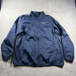 Carmax Men’s 3XL Blue Full Zip Long Sleeve Heavy Employee Uniform Jacket #8F