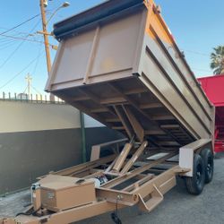 Scissor Lift Dump Trailer