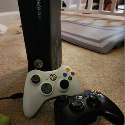 XBox 360 Series S (with games & 2 controllers)