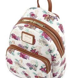 Loungefly Disney Princess Fall Floral Mini Backpack