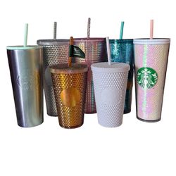 Starbucks tumblers Studded bling rare HTF 