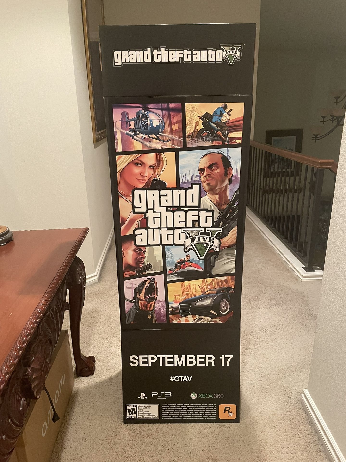 Grand Theft Auto 5 Promotional Standee