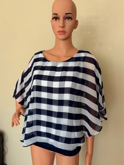 Peter Skelton Collection Striped Blouse – Size S