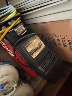 15gallon 3.5 horsepower  craftsman air compressor