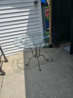 Glass table