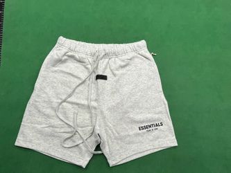 Essentials Shorts Light Grey mens Small