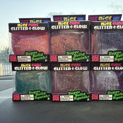 Glitter + Glow Needoh Nice Cubes