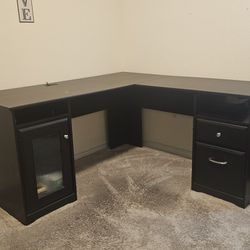 Wood Corner Sectional Desk