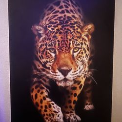 Bedazzled Cheetah Wall art 