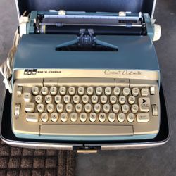 Smith Corona Typewriter In Case