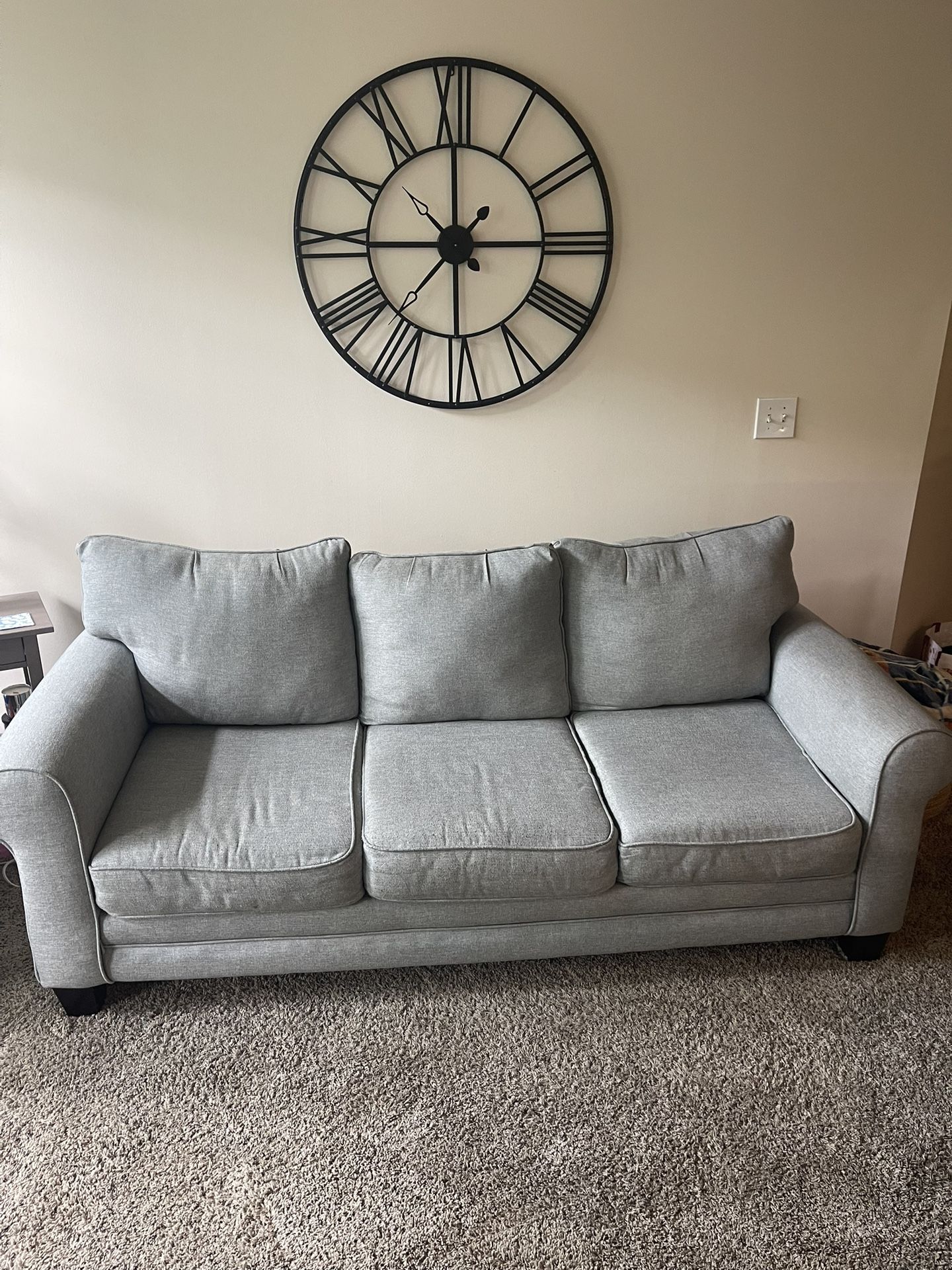 Gently Used Gray Couch – $300 (Charlotte, NC)