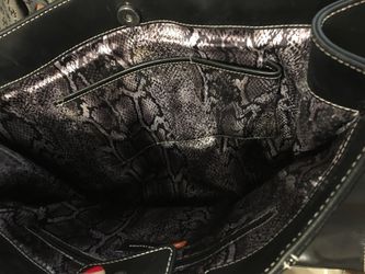 Professional leather tote