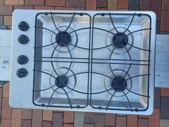 GENERAL ELECTRIC GE 30" x 21" Built-In Cooktop 4 Gas Burners EUC