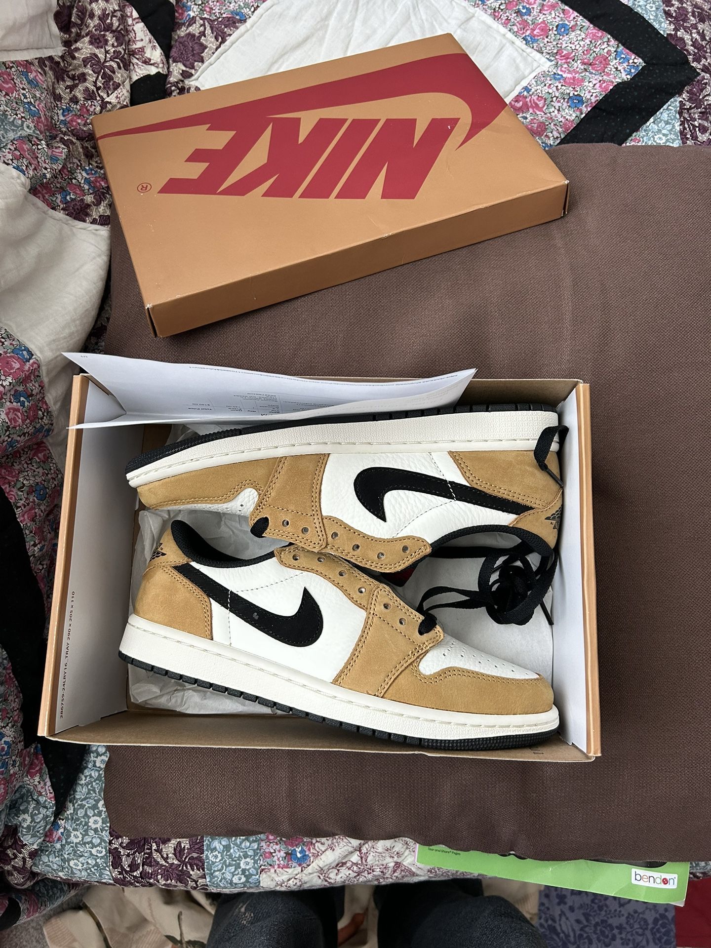 Air Jordan 1 low tookie of the year 7.5 mens