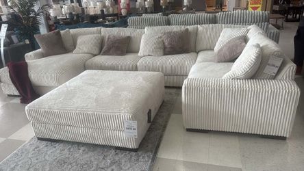 Corduroy Sectional Couch Set Fast Delivery Only $39 down payment 👉 Please ask Jon Green for a discount when you arrive!