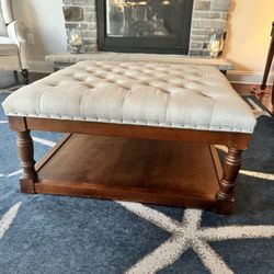 Coffee Table/ Tuffed Ottoman 