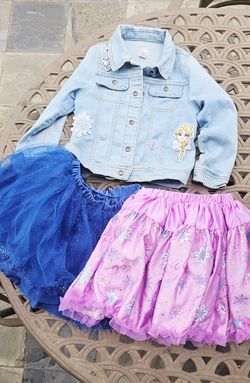 Disney Collection Tutu Couture Frozen Set Girl Size 5/6 