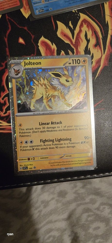 pokemon cards prismatic evolutions Promos Vaporeon 168 Jolteon169 Flareon167