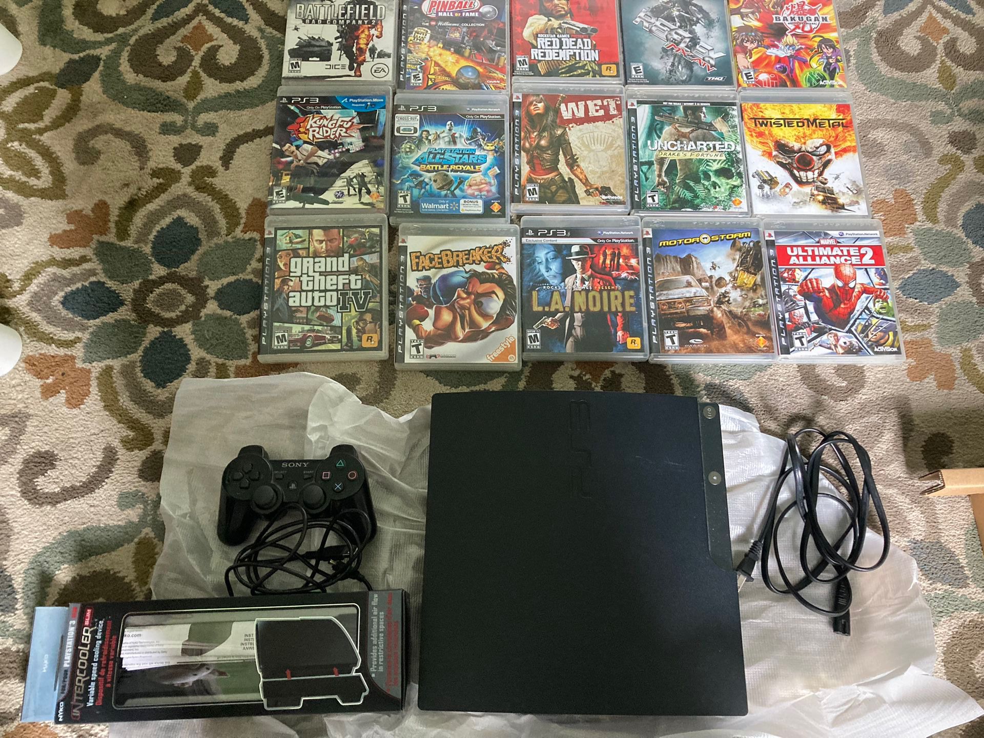 PS3 In Box With 15 Games