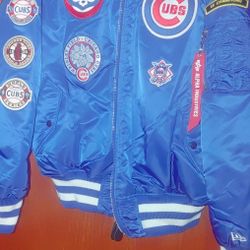 Chicago Cubs Reversible Bomber Jacket XL