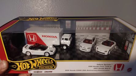 Hot wheels premium honda type r diorama