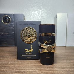 Lattafa Asad Eau de Parfum 3.4 fl oz (100 ml).