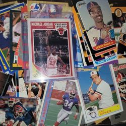Michael Jordan 89 3rd Year And 100 Total Cards Vintage Baseball Football Hockey Cards  You Get 100 Cards