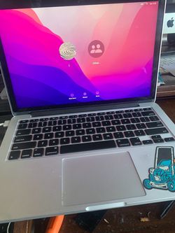 2015 MacBook Pro Retina 8gb 13” Monterey