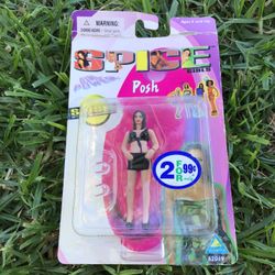 Vintage Toymax Spice Girls Girl Power Posh Spice 3” Figure Toy Pop Music Collection 1998 Spice Girls Doll Figurine 3 Inch 62019