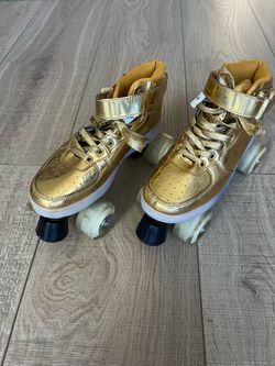 Size 6 Gold skate.