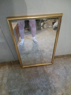 Brass Mirror