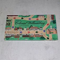 Life In Colonial Williamsburg Vintage Board Game In Excellent New Condition (Is Complete Nothing Missing)