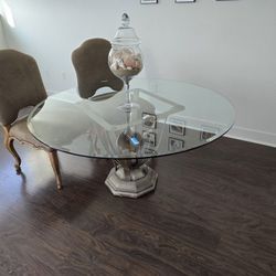  Glass Table,   Chair,  And More Need To Sell Today Asap