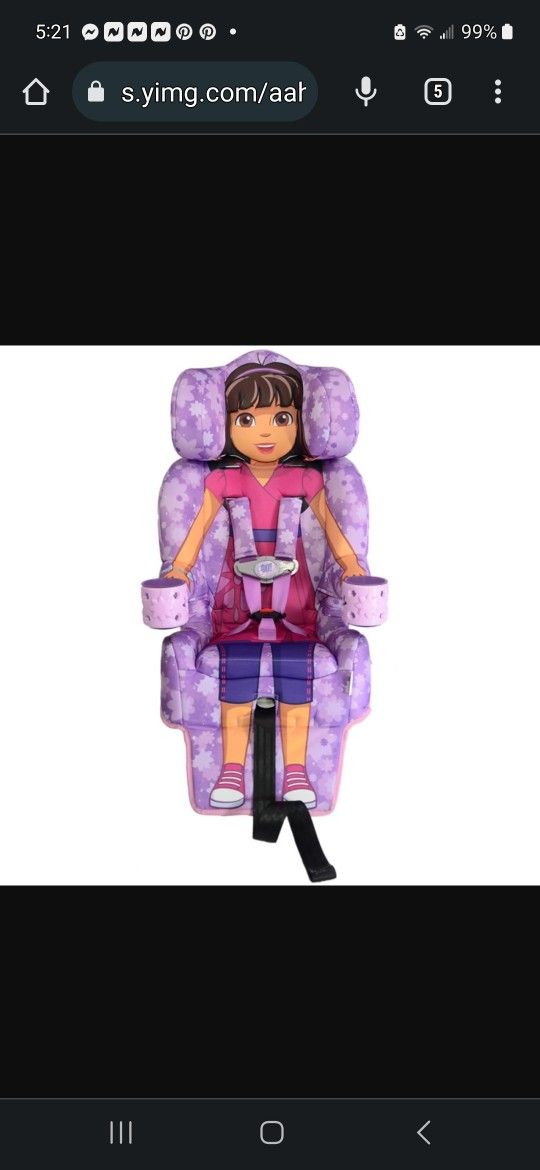 Dora 2 In 1 Booster/car Seat