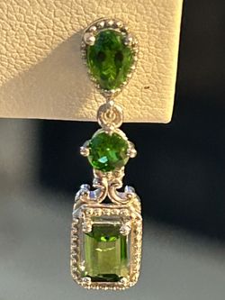 Russian Diopside Earrings 
