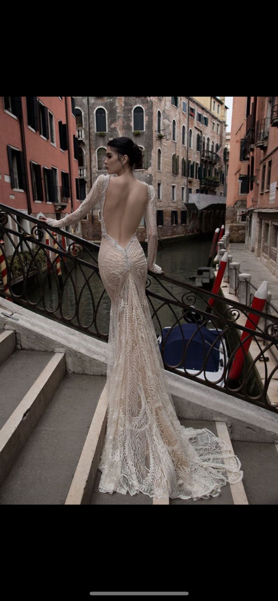 Inbal Dror Wedding Dress - Size 4