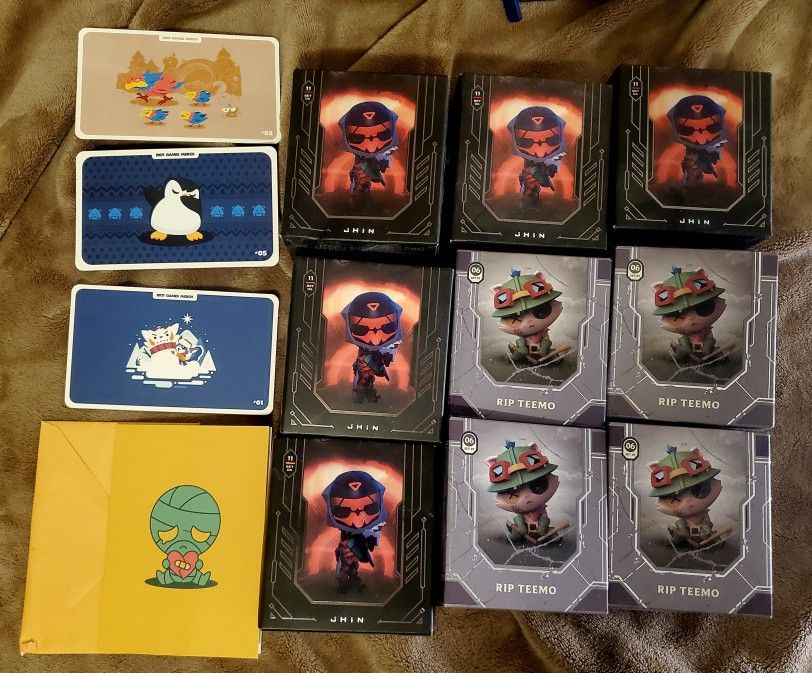 League Of Legends Project Jhin & RIP Teemo Mini Figure Sealed ***PRICING IN DESCRIPTION***