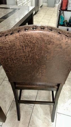 6 chair high table
