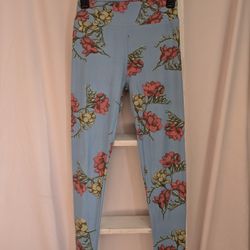Floral LulaRoe Leggings One Size