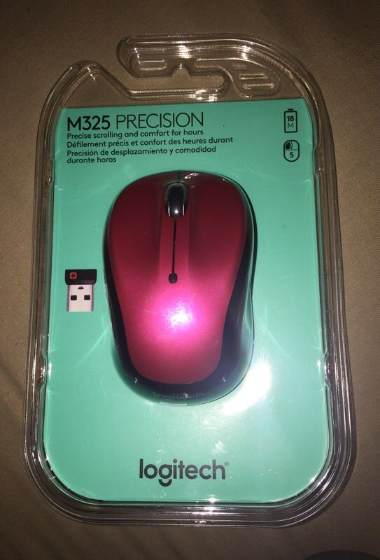 Wireless mouse (cranberry red)