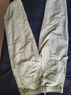 Womens Khaki Cargo Pants