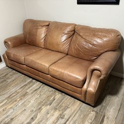 Soft Leather Couch/Sofa