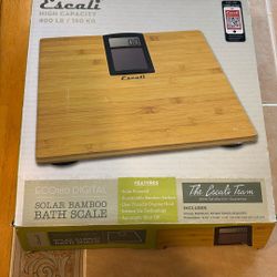 Escali Solar Bamboo Solar Scale