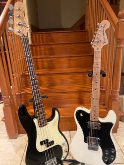 Fender MIM FSR 72 Deluxe Telecaster and MIM Precision Bass