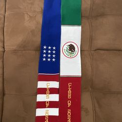 USA/Mexico Graduation Sash Class Of 2024