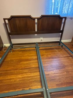Vintage king size headboard